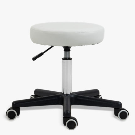 Косметичний стілець на колесах Virgo Izar White X17