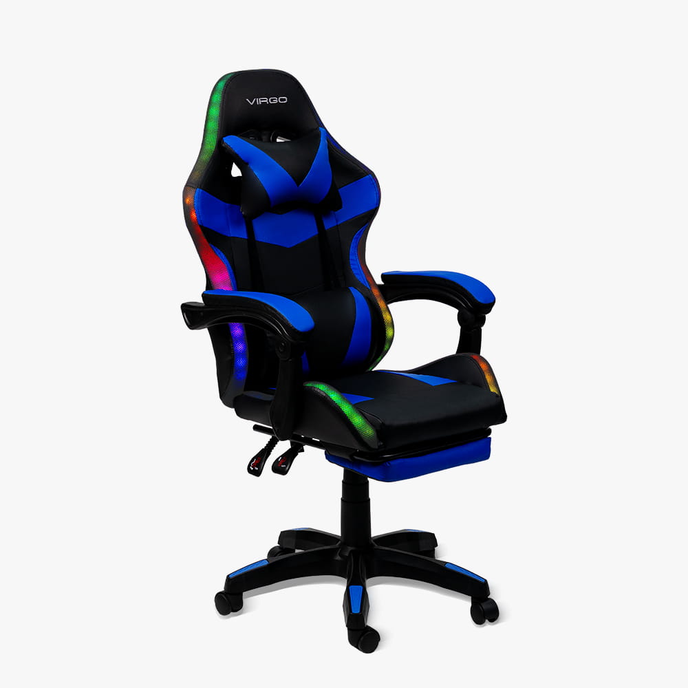 Геймерське крісло Vecotti GT PRO LED Blue Геймерське крісло Vecotti GT PRO LED Blue - Зображення 1