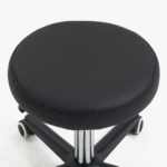 Косметичний стілець на колесах Virgo Izar Black X17 - Зображення 2
