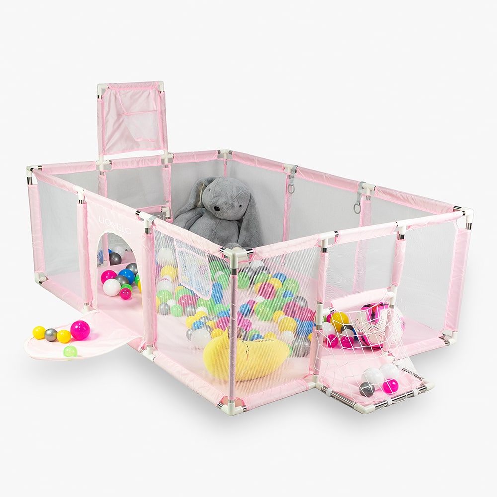 Манеж-ігровий майданчик для дітей Lionelo Pink Манеж-ігровий майданчик для дітей Lionelo Pink - Зображення 1