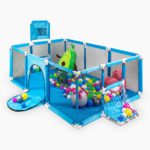 Манеж-ігровий майданчик для дітей Lionelo Light blue