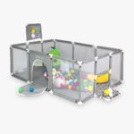 Манеж-ігровий майданчик для дітей Lionelo Grey