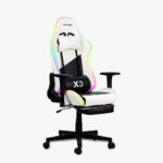 Геймерське крісло Virgo GamePro X3 LED White