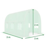 Плівкова теплиця Virgo Garden «Green Tunnel» 3×2×2м (6 м²) - Зображення 3
