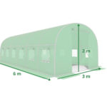 Плівкова теплиця Virgo Garden «Green Tunnel» 6×3×2 м (18 м²) - Зображення 3
