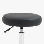 Косметичний стілець на колесах Virgo Izar Black X17 - Зображення 3