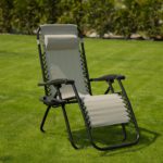 Крісло-шезлонг Virgo Zero Gravity Grey