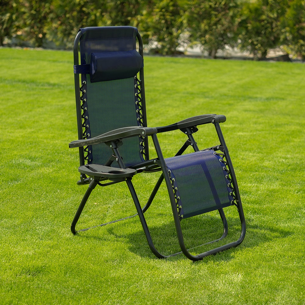 Крісло-шезлонг Virgo Zero Gravity Blue Крісло-шезлонг Virgo Zero Gravity Blue - Зображення 1