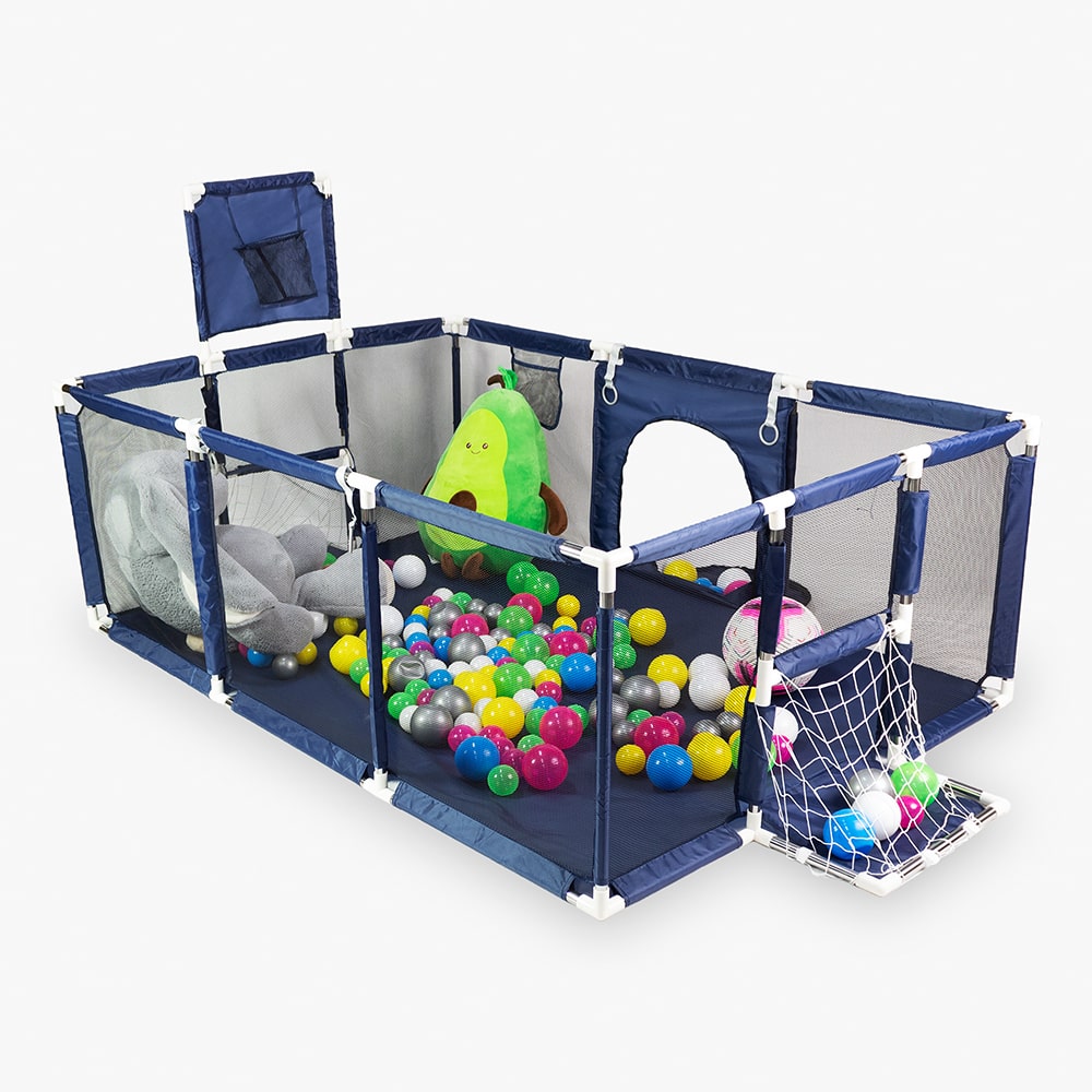 Манеж-ігровий майданчик для дітей Lionelo Dark Blue Манеж-ігровий майданчик для дітей Lionelo Dark Blue - Зображення 1