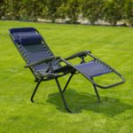 Крісло-шезлонг Virgo Zero Gravity Blue - Зображення 3