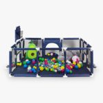 Манеж-ігровий майданчик для дітей Lionelo Dark Blue - Зображення 4