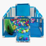 Манеж-ігровий майданчик для дітей Lionelo Light blue - Зображення 5