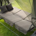 Садова гойдалка Virgo Garden Luxury чотирьохмісна з москітною сіткою - Зображення 6